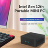 Portable Mini PC Win11 HTPC Intel N95 4 Core WiF BT 4.2 4K HD MI 2.0 DDR4 M.2 SSD Micro Computer TV Box Minipc Model PC X72
