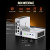 GMKtec K9 Intel Core Ultra 5 125H Mini PC Windows 11 Pro DDR5 5600MHz PCle4.0 Nvme SSD Desktop Gamer Computer Dual Dual LAN2.5G